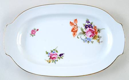 HEP46 (Smooth) 12" Oval Serving Platter by Graf Von Henneberg