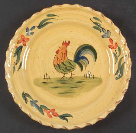 Rooster Salad Plate by Home