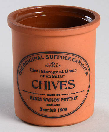 The Original Suffolk (Terra Cotta) Chives Spice Jar No Lid