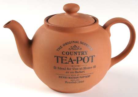 The Original Suffolk (Terra Cotta) Teapot & Lid