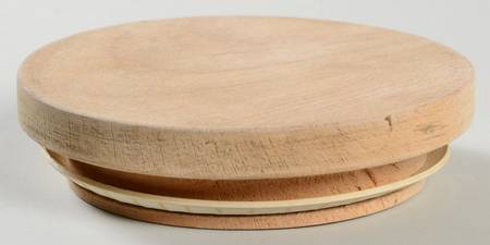 The Original Suffolk (Terra Cotta) Wood Lid for Tea Canister