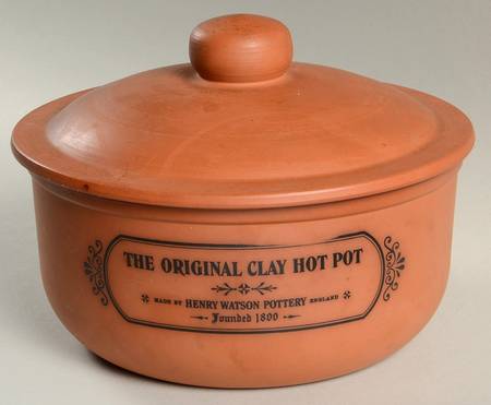 The Original Suffolk (Terra Cotta) 3 Qt Round Hot Pot & Lid