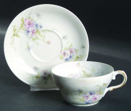 Schleiger 156-6 Flat Cup & Saucer Set