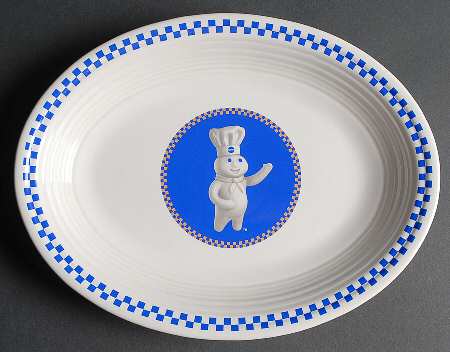 Fiesta Pillsbury Doughboy 11" Oval Serving Platter