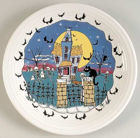Fiesta Halloween Night 11" Chop Plate (Round Platter)