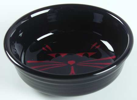 Fiesta Black Cat (Black Body) Soup/Cereal Bowl