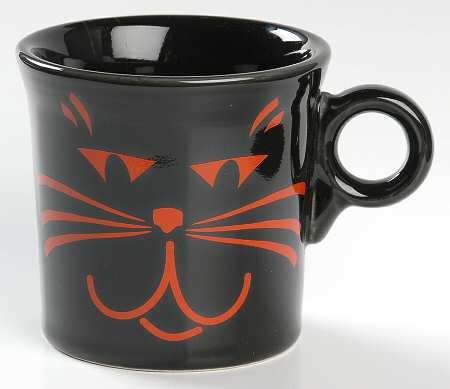 Fiesta Black Cat (Black Body) Mug