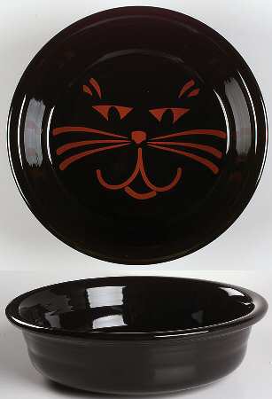 Fiesta Black Cat (Black Body) 10" Round Vegetable Bowl