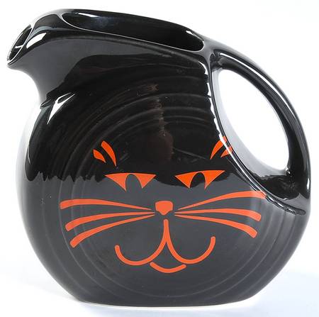 Fiesta Black Cat (Black Body) 28 Oz Pitcher