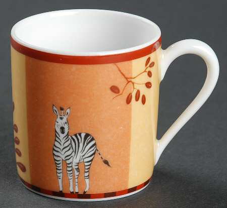 Africa Yellow-Orange Cup Only-Espresso