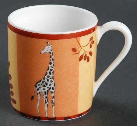 Africa Yellow-Orange Espresso Cup