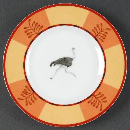 Africa Yellow-Orange Bread & Butter Plate