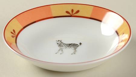 Africa Yellow-Orange Bone Dish