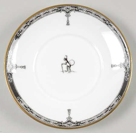 Chinoiserie Black (Ebony) Saucer