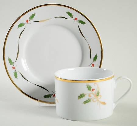 HIJ1 Flat Cup & Saucer Set