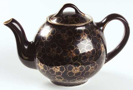 French Flower Black by Hall