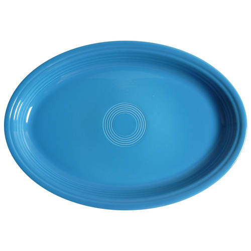 Fiesta Peacock (Intro 2005) 19" Oval Serving Platter