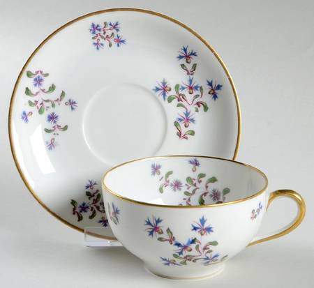 Schleiger 477-4 Flat Cup & Saucer Set