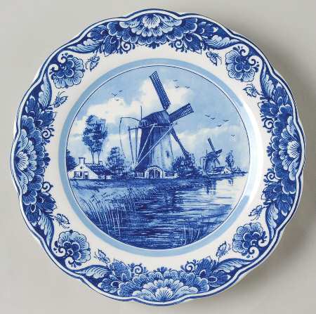 Delfts Blue 7" Wall Plate