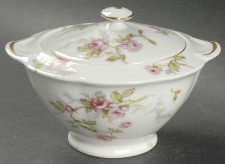 Sylvia White (Isle de France) Sugar Bowl & Lid