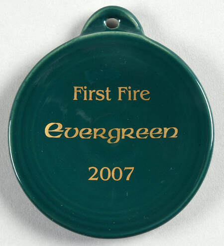 Fiesta Evergreen (Intro 2007) 2007 First Fire Ornament