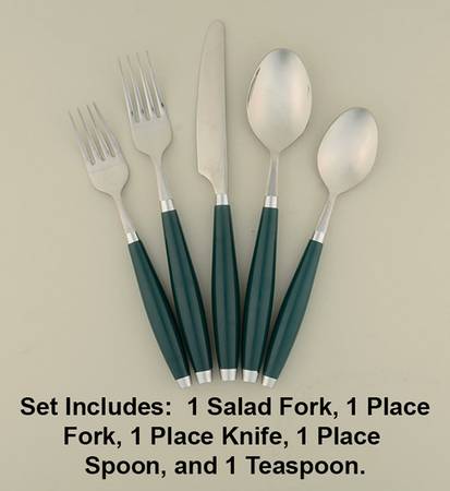 Fiesta Evergreen (Intro 2007) (5 Pc) Flatware Set