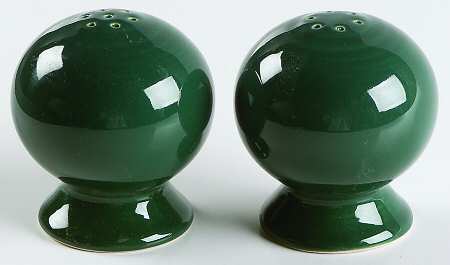 Fiesta Evergreen (Intro 2007) Salt & Pepper Set by Homer Laughlin 