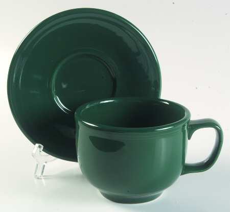 Fiesta Evergreen (Intro 2007) Jumbo Cup & Saucer Set