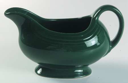 Fiesta Evergreen (Intro 2007) Open Sauce Boat by Homer Laughlin 
