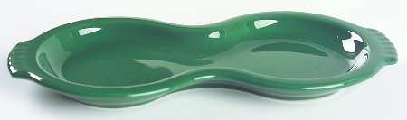Fiesta Evergreen (Intro 2007) Tray for Creamer & Sugar with Lid by Homer Laughlin 