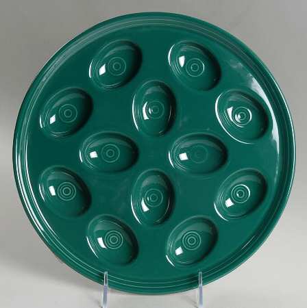 Fiesta Evergreen (Intro 2007) Deviled Egg Plate