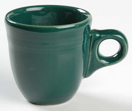 Fiesta Evergreen (Intro 2007) Flat Demitasse Cup