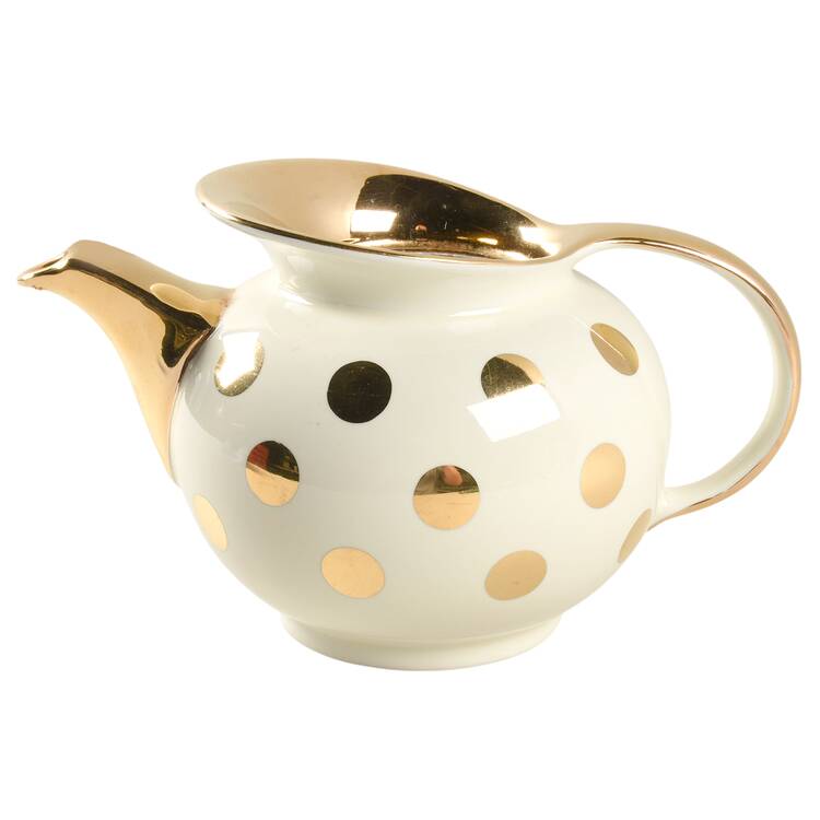 Gold Label Kitchenware Dots Windshield Teapot No Lid