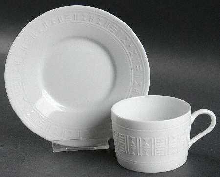 Egee Flat Cup & Saucer Set