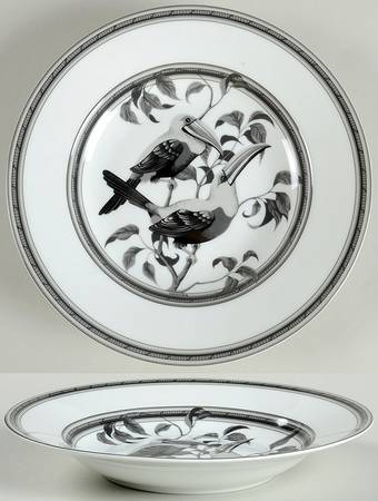 Estampe de Toucans Large Rim Soup Bowl