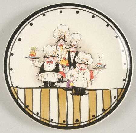 Le Chef Canape Plate by Hd Designs