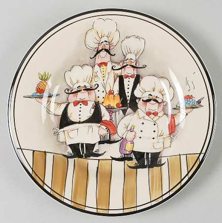 Le Chef Salad Plate by Hd Designs