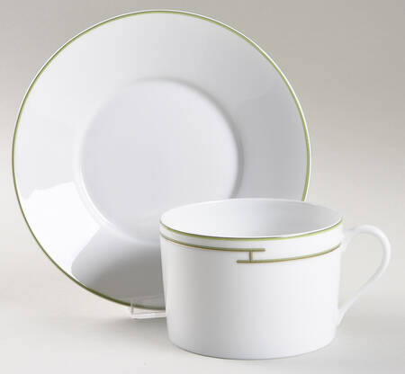 Rythme Green Breakfast Cup & Saucer Set