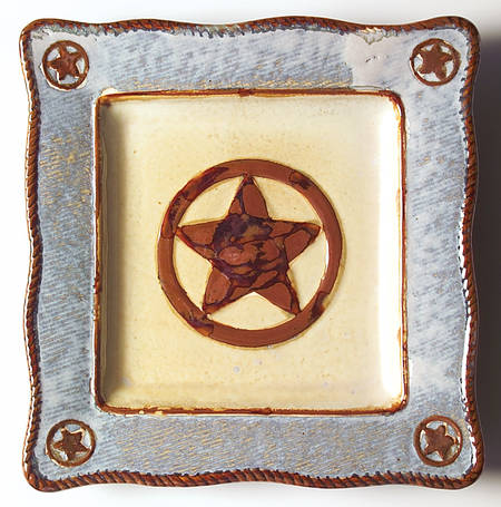 Canyon Ranch Square Dinner Plate