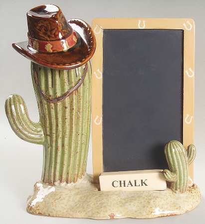 Canyon Ranch Chalk Board Figurine