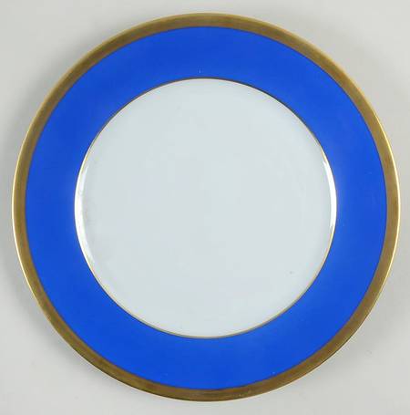 Laque de Chine Gold (Azure) Salad/Dessert Plate