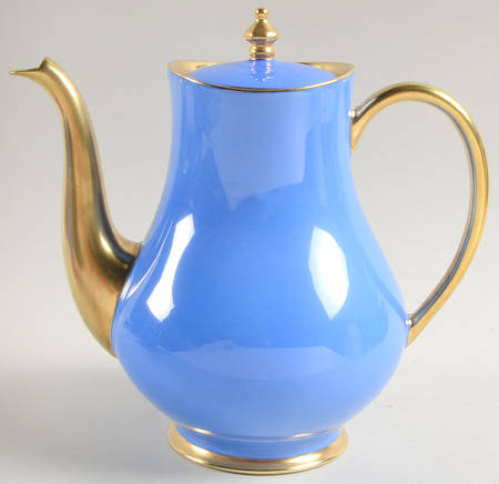 Laque de Chine Gold (Azure) Coffee Pot & Lid