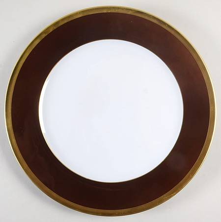 Laque de Chine Gold (Chocolate) Service Plate (Charger)