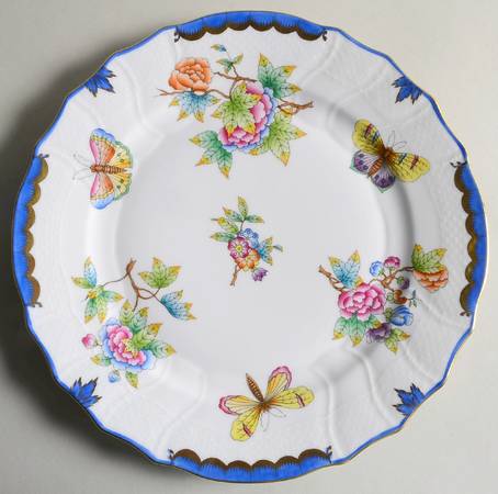 Queen Victoria (Blue Border) by Herend