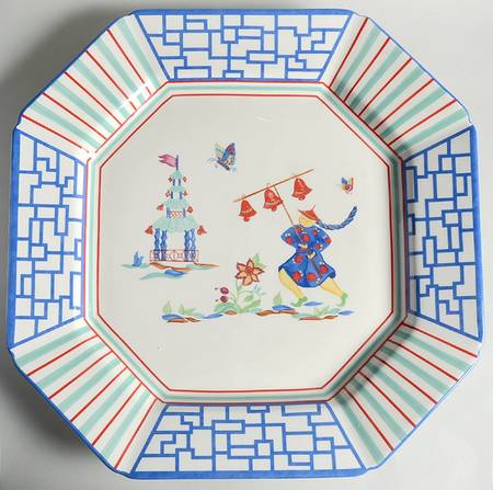 Chinatown 18" Square Serving Platter