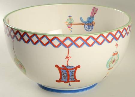 Chinatown 11" Large Salad Serving Bowl