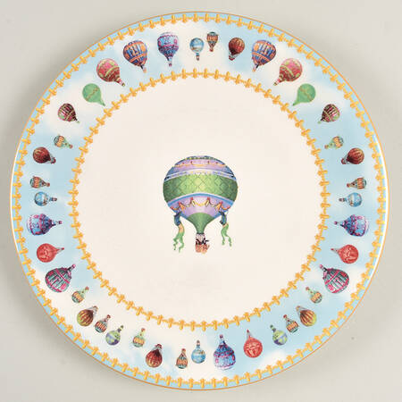 Montgolfier Salad/Dessert Plate