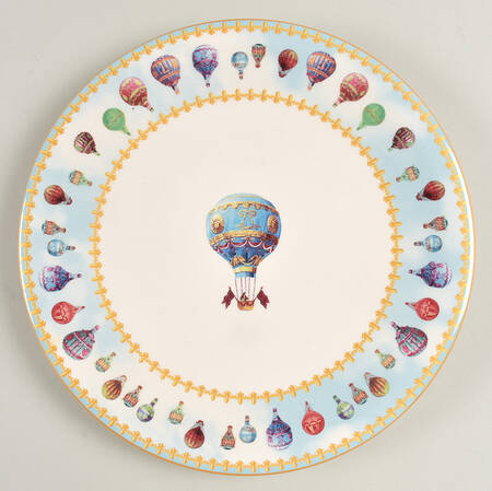Montgolfier Salad/Dessert Plate