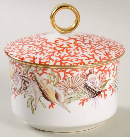 Sea Treasures Sugar Bowl & Lid