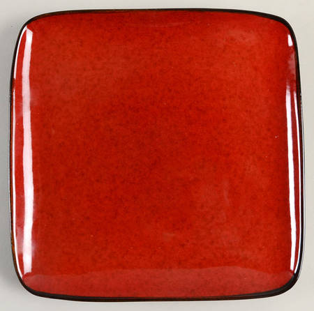 Rave Red Square Salad/Dessert Plate